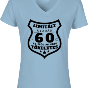 Limitált kiadás 60 – Női V nyakú póló