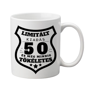 Limitált kiadás 50 – bögre