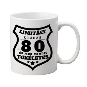 Limitált kiadás 80 – bögre