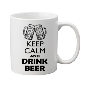 Keep calm beer sör – bögre