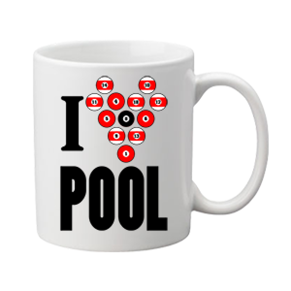 I love pool bögre