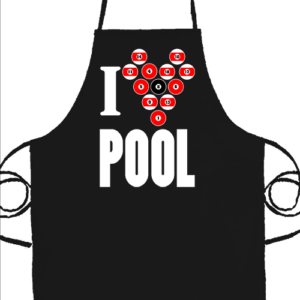 I love pool- Basic kötény