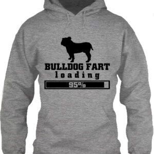 Bulldog fart – Unisex kapucnis pulóver