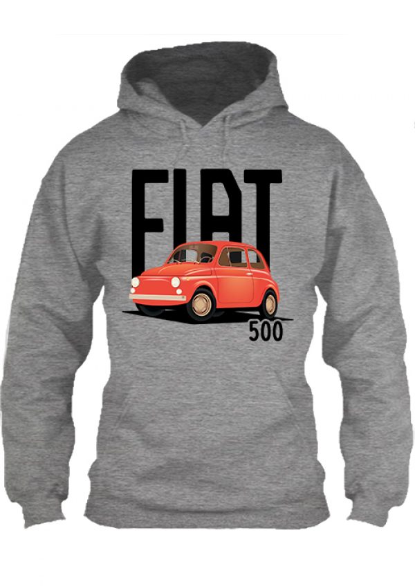 Pulóver Fiat 500 szürke