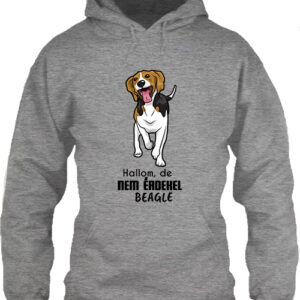 Hallom de nem érdekel beagle – Unisex kapucnis pulóver