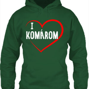 I love Komárom- Unisex kapucnis pulóver