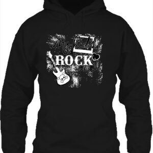 My kids rock zene – Unisex kapucnis pulóver