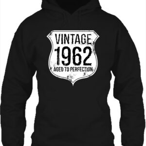 Vintage 1962 szülinapos – Unisex kapucnis pulóver