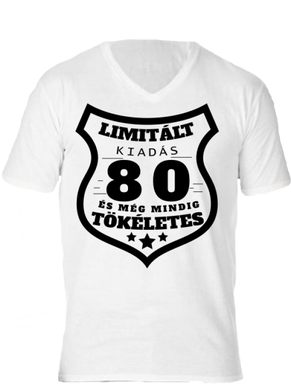 Póló Limitált kiadás 80 fehér