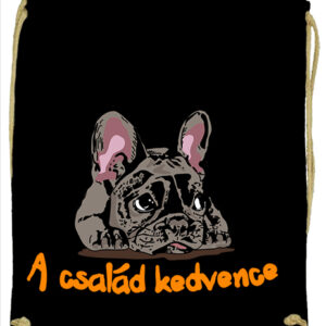 A család kedvence francia bulldog – Prémium tornazsák
