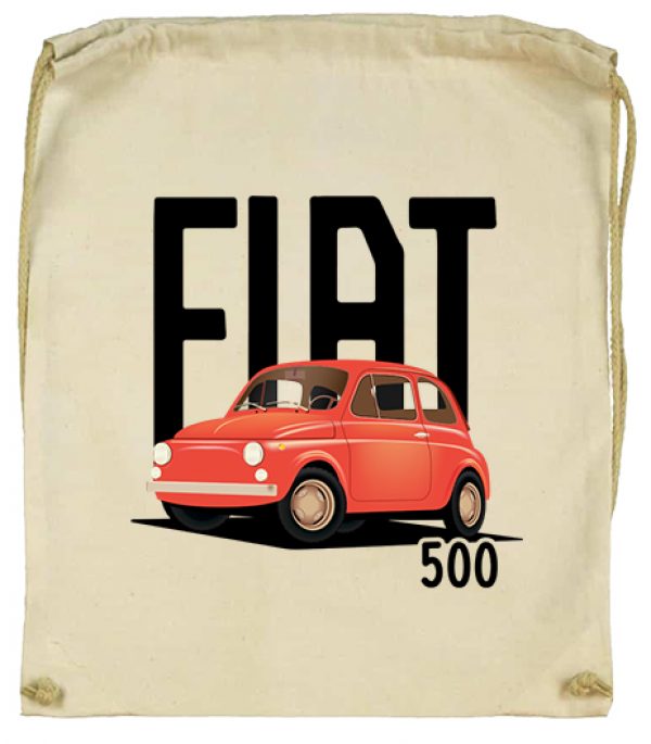 Tornazsák Fiat 500 natur