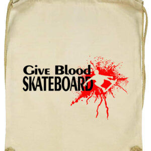 Give blood skateboard gördeszka- Basic tornazsák