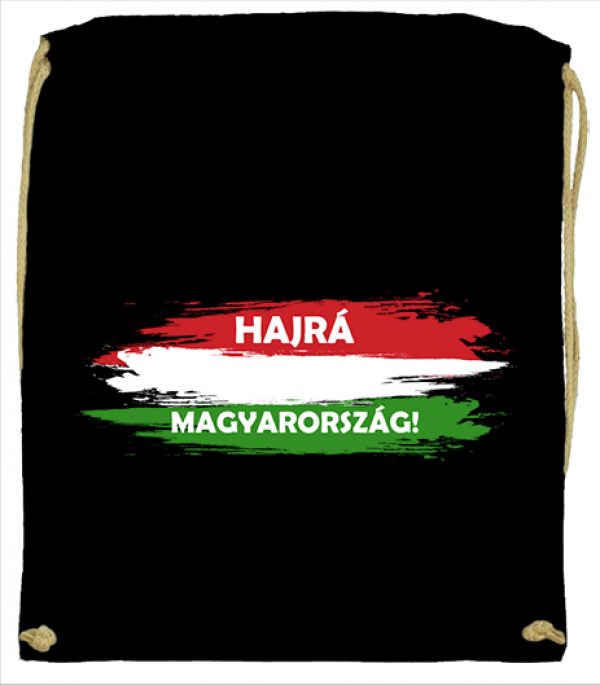 Tornazsák Hajrá Magyarország fekete