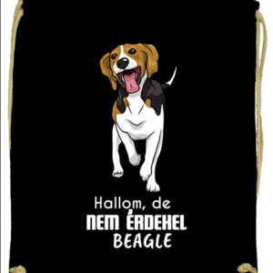 Hallom de nem érdekel beagle – Prémium tornazsák