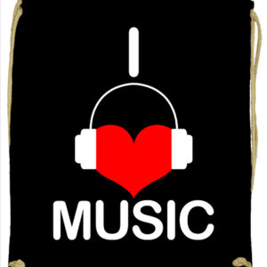 I love music – Prémium tornazsák