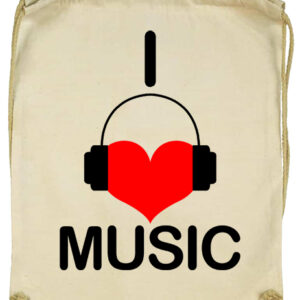 I love music- Basic tornazsák