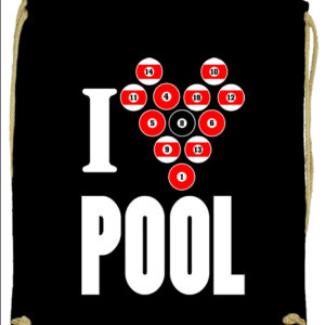 I love pool – Prémium tornazsák