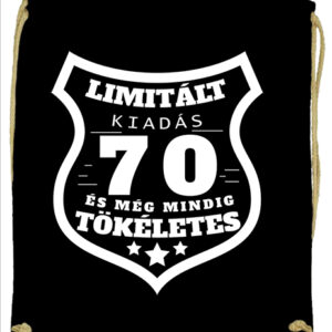 Limitált kiadás 70 – Prémium tornazsák