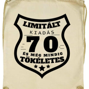 Limitált kiadás 70- Basic tornazsák