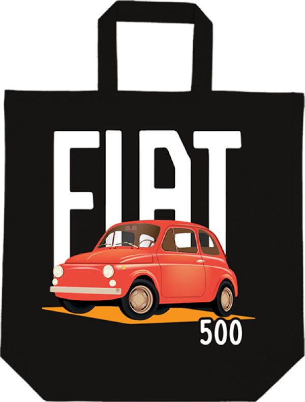 Táska Fiat 500 fekete