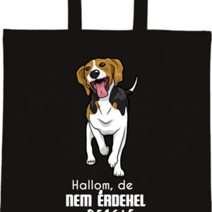 Hallom de nem érdekel beagle – Basic rövid fülű táska