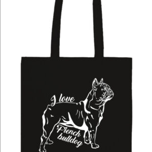 I love french bulldog francia bulldog – Prémium hosszú fülű táska