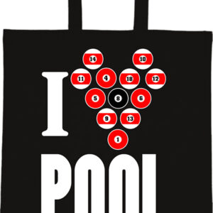 I love pool – Basic rövid fülű táska