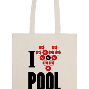 I love pool – Basic hosszú fülű táska