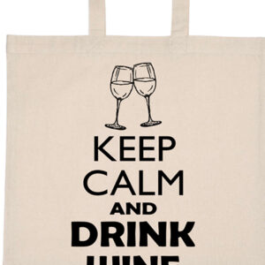 Keep calm bor – Basic rövid fülű táska