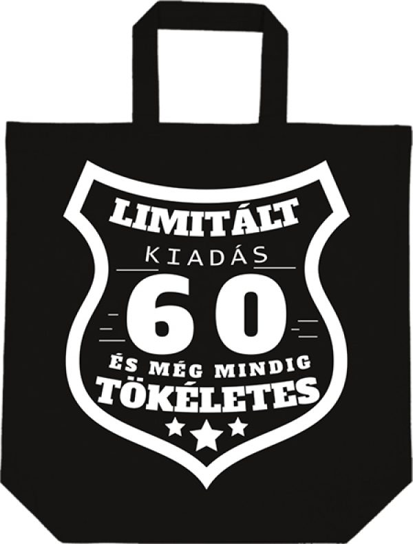 Táska Limitált kiadás 60 fekete