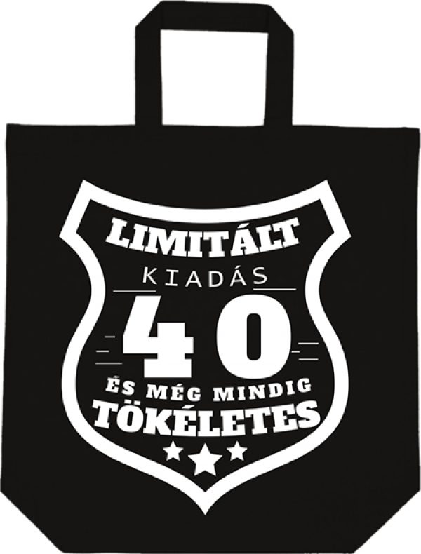 Táska Limiált kiadás 40 fekete