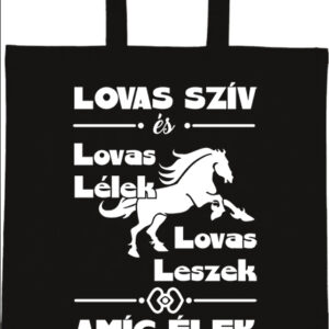 Lovas szív – Basic rövid fülű táska