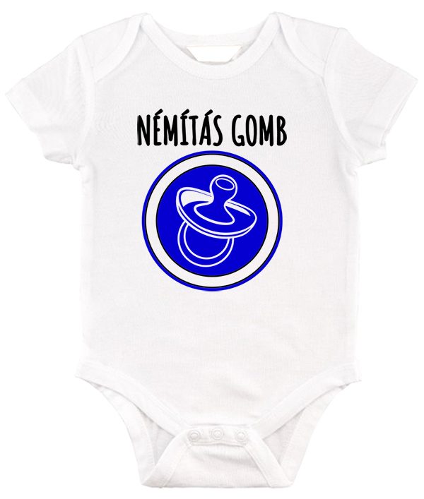 Baby body Némítás gomb fiú