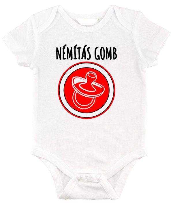 Baby body Némítás gomb lány