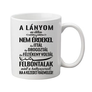 A lányom az életem – Bögre
