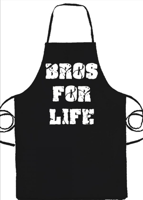 Kötény Bros for life fekete