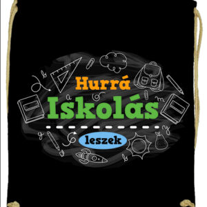 Hurrá iskolás leszek- Prémium tornazsák