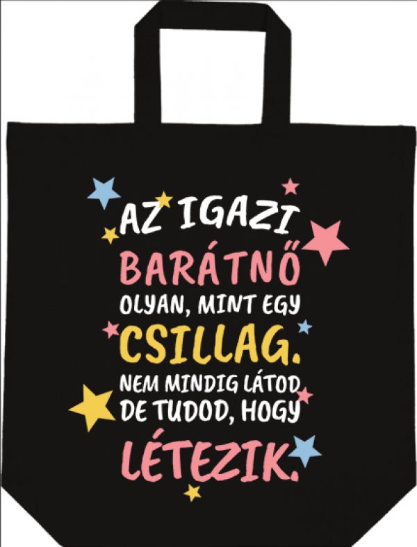 Táska rövid fülű Az igazi barátnő fekete