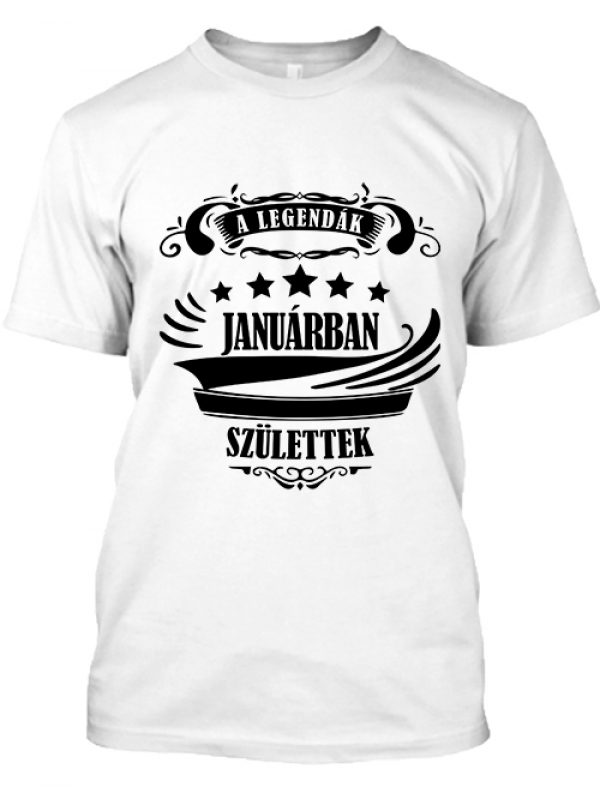 A legendák januárban születtek  - Férfi póló