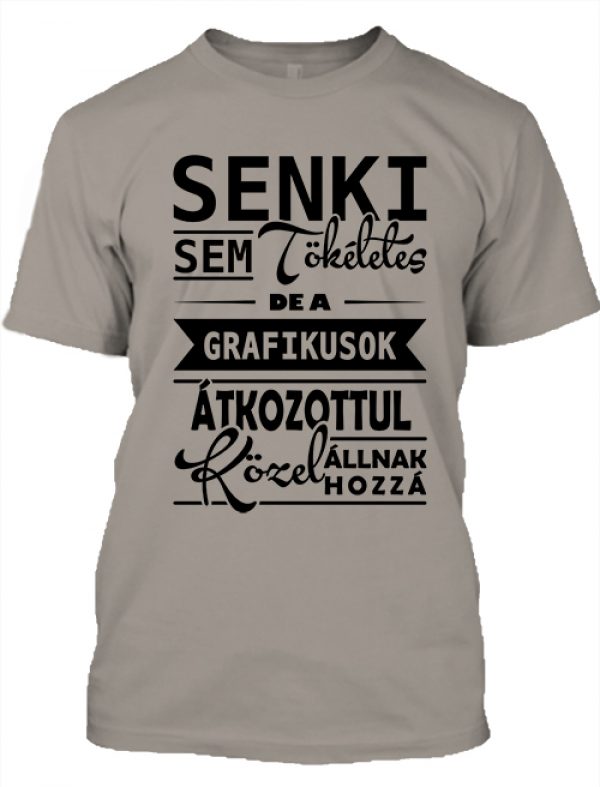 Férfi póló Tökéletes grafikusok cappuccino