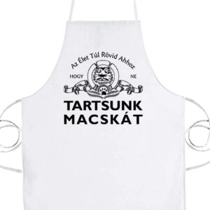 Tartsunk macskát- Basic kötény