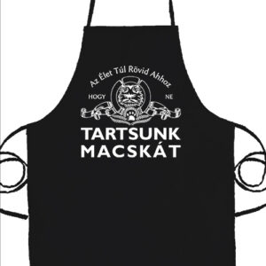 Tartsunk macskát- Prémium kötény