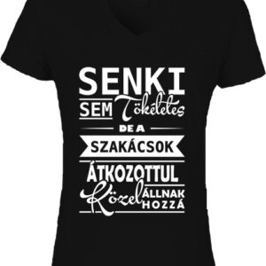 Tökéletes szakácsok-Női V nyakú póló