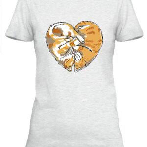 Cica szív – Női póló