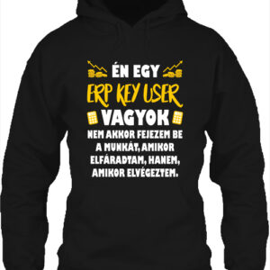 ERP key user – Unisex kapucnis pulóver