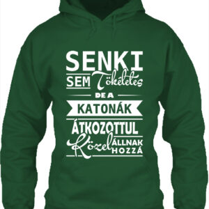 Tökéletes katonák – Unisex kapucnis pulóver