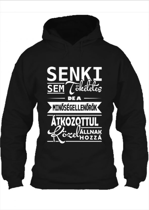 Pulóver Tökéletes minőségellenőrök fekete