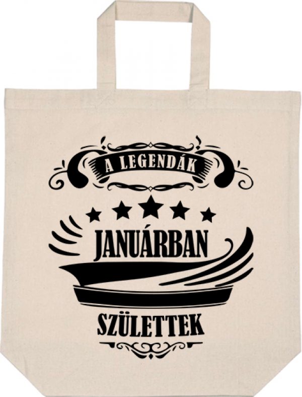 Táska rövid fülű A legendák januárban születtek natúr