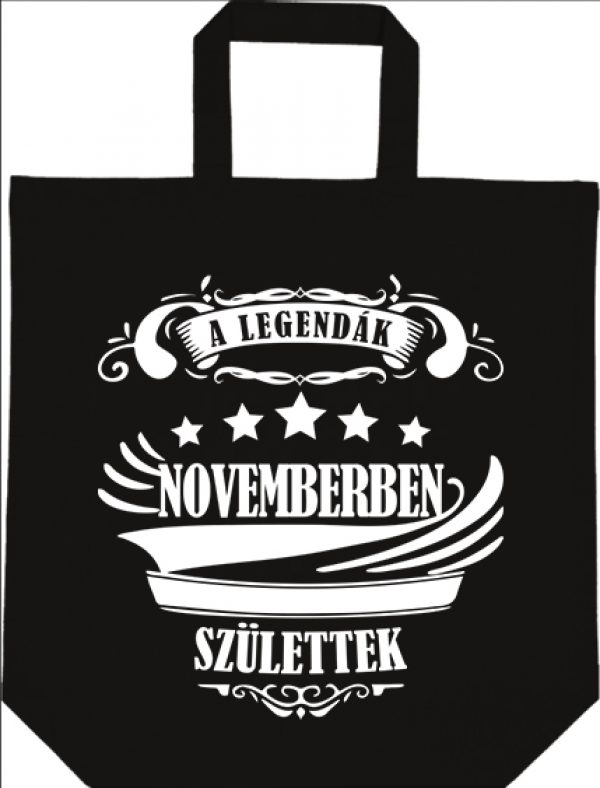 Táska rövid fülű A legendák novemberben születtek fekete