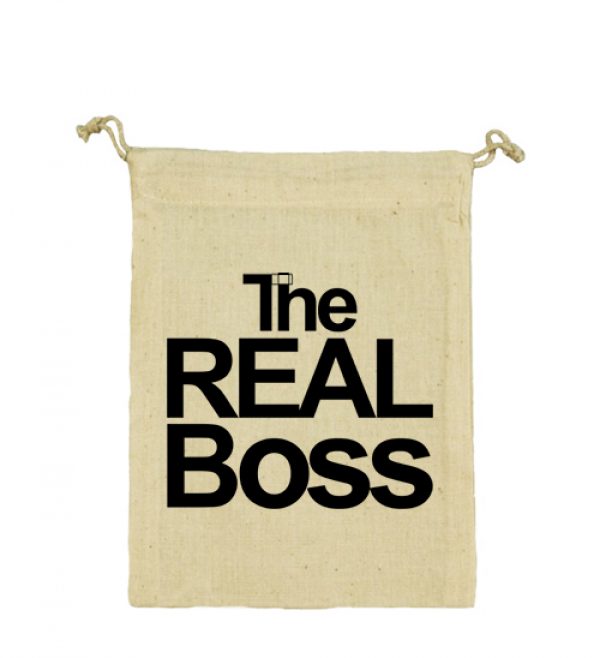 Vászonzacskó The real boss
